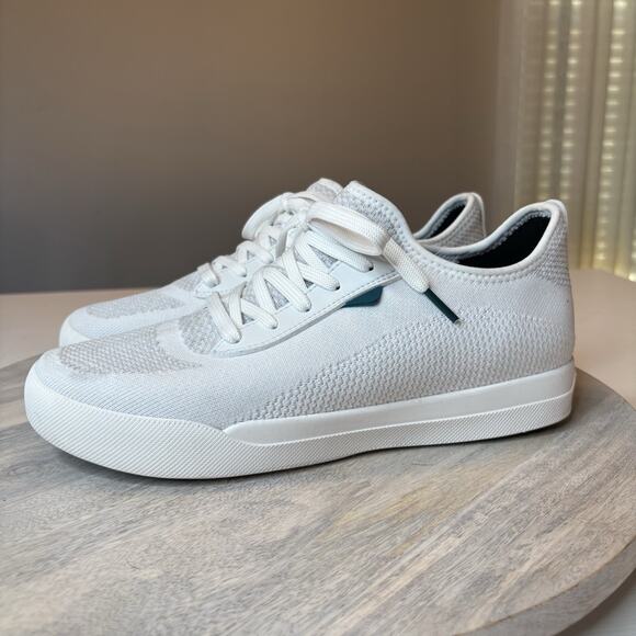 Vessi Weekend Unisex White Knit Sneakers Shoes Men\'s Sz 8 Women\'s Sz 9 main image 8